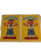 Garbage Pail Kids GPK set cards Joe Blow 84a Rod Wad 84b 1986 Topps picture