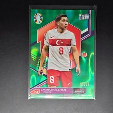 CARD TOPPS FINEST ROAD TO EURO UEFA 2024 EMIRHAN ILKHAN 69/99 GREEN picture