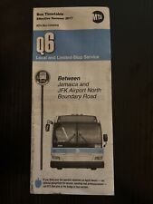 Mta Bus Timetable Q6 NYC Map picture