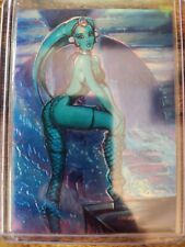 1996 Topps Star Wars Finest Oola #77 Jabba's Palace picture