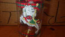 Christmas Glasses Carousel Horse Glasses Tumblers by House of LLoyd 8 12oz OrgBx picture