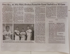 Jesus Alou 80 Obituary New York Times San Francisco Giants Outfielder picture