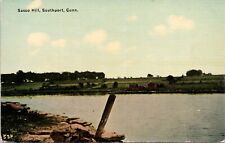 c1910s Southport CT Sasco Hill Scenic River Unused Connecticut Postcard 44b picture