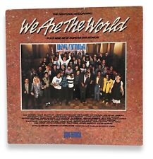 We Are the World Original Vinyl LP Various Artists  COLUMBIA USA FOR AFRICA 1985 picture