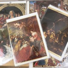 Vintage Pieter Paul Ruben Christmas Cards Ten Large Printed In Italy Rare picture
