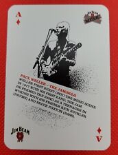 2006 Paul Weller The Jam Jim Beam Music Playing Cards picture