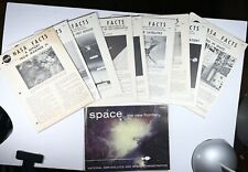 Lot Of 10 Vintage 1962 - 1965 NASA Satellite Fact Sheets Space New Frontier Book picture