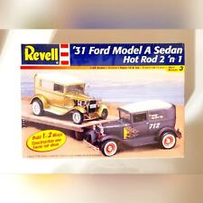 '31 Ford Model A Sedan Hot Rod 1:25 Scale Plastic Model Kit Sealed Box R… picture
