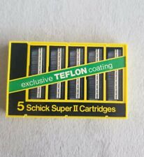 (5) Vintage Schick Super II Cartridges/Razor blades - NEW / NOS picture