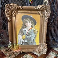 Antique 1903 Irene Bentley Print “the girl from Dixie” US Civil War officer woma picture