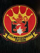 1970s 80s US Navy HELANTISUBRON 15 Fighter Squadron Patch  picture