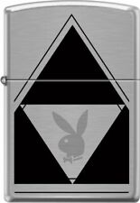 Playboy - Logo Brushed Chrome Zippo Lighter picture