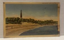Pensacola Florida FL Postcard View Of The Lighthouse  Posted 1956 picture