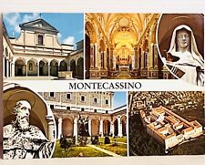 Postcard Italy Cassino - Abbey of Montecassino - Multiview picture