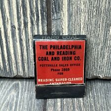 Vintage Philadelphia and Reading Coal & Iron Co Matchbook Advertisement picture