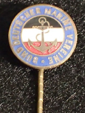 1920's German Weimar 'Deutscher Marine Vereine Bund' Lapel Stick Pin, Navy Clubs picture