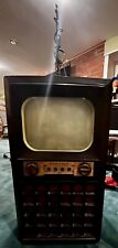 1950 Admiral Television Vtg Bakelite Shell Floor Model MCM w/ Antenna ~LOCAL PU~ picture
