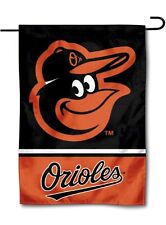 MLB Baltimore Orioles Garden Flag Double Sided MLB Orioles Premium Yard Flag picture