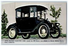 1916 Detroit Electric Car Bel-Air Automobiles McArthur Ottawa Canada Postcard picture