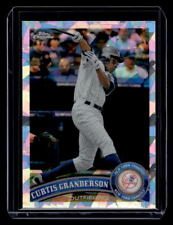 2011 Topps Chrome 158 Curtis Granderson Atomic Refractor picture