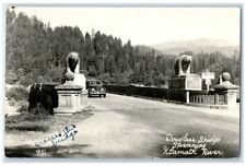 1952 Douglass Bridge Klamath River Redwood Highway Eureka CA RPPC Photo Postcard picture