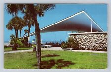Venice FL-Florida, Venice Beach Pavilion, Antique, Vintage c1986 Postcard picture