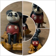 1930's Seiberling Rubber Mickey Mouse Pie-eyed Figure Disney Toy - Repairs Done picture