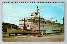 Dawson City, Yukon, Steamship SS Keno Antique, Vintage Souvenir Postcard picture