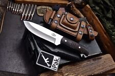 CFK IPAK Handmade D2 Custom MICARTA Hunting Camping Sport Knife - Sheath Set picture