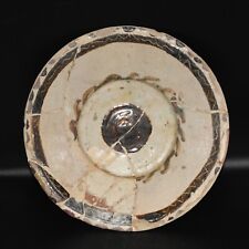 Ancient Near Eastern Islamic Nishapur Ceramic Pottery Dish Ca. 9th-10th Century picture
