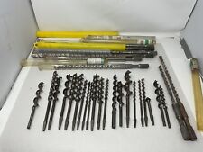Vintage Lot 29 Pc Brace Wood Boring Auger Drill Bits Irwin,ansi, Relton Ect picture