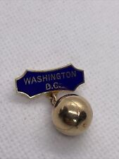 1940’s Vintage Washington Dc Tournament Pin Gold Tone picture