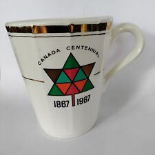 Canada Centenial 1867-1967 mug Medicine Hat mug Coffee cup Hycroft China Alberta picture
