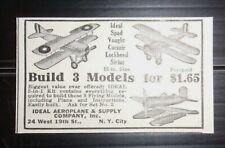 1932 Ideal Aeroplane & Supply Company Advertisement New York City picture