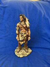indian warrior statue approx 8.5 inches picture