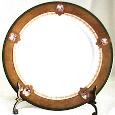 Antique Cabinet Plate Raphael Weill Co. Limoges France Gold Embossed Rim HndPntd picture