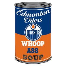 Edmonton Oilers Can Of Whoop A** Vinyl Decal / Sticker 10 sizes Tracking picture