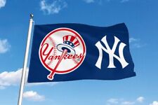 NEW YORK YANKEES 3'X5' FLAG/BANNER **100% FULL COLOR ON BOTH SIDES OF THE FLAG** picture