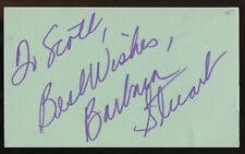 Barbara Stuart d2011 signed autograph 3x5 Cut American Actress on Gomer Pyle picture