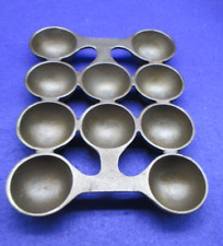 Griswold #947 Variation 2 Golf Ball Gem Pan 10-cups Circa 1880 picture