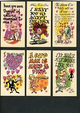 1961 Topps Funny Valentines Day Cards Near Complete Set 51/55 EX to NM+ Nice picture