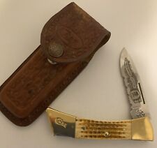 Case XX 59L Lockback Nahc Hunting Heritage Hunters Knife Made in Usa With Sheath picture