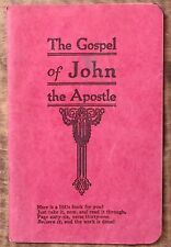 1950 THE GOSPEL OF JOHN THE APOSTLE MOODY INSTITUTE BIBLE STUDY BOOKLET Z5336 picture