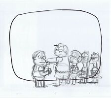 Simpsons Nelson Milhouse+ Original Art Animation Production Pencils Rough Comp picture
