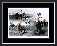 Bob Champion Signed Framed Horse Racing Photograph :A picture