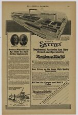 1917 Montgomery Ward Ad: Sattley Implement Factory Pic - Springfield, Illinois picture