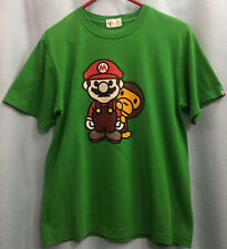 M Bathing Ape BAPE X NINTENDO Mario To Milo BABY MILO T-Shirt GREEN 100% Cotton picture