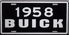 1958 BUICK METAL LICENSE PLATE SUPER RIVIERA ESTATE WAGON CONVERTIBLE ROADMASTER picture