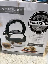 Farberware 2.3 Quart Tea Kettle Polished Stainless Steel Classic Series picture