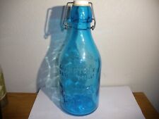 CROWNFORD CHINA CO. 1965 THATCHERS BLUE DAIRY(QT) BOTTLE REPRODUCTION picture